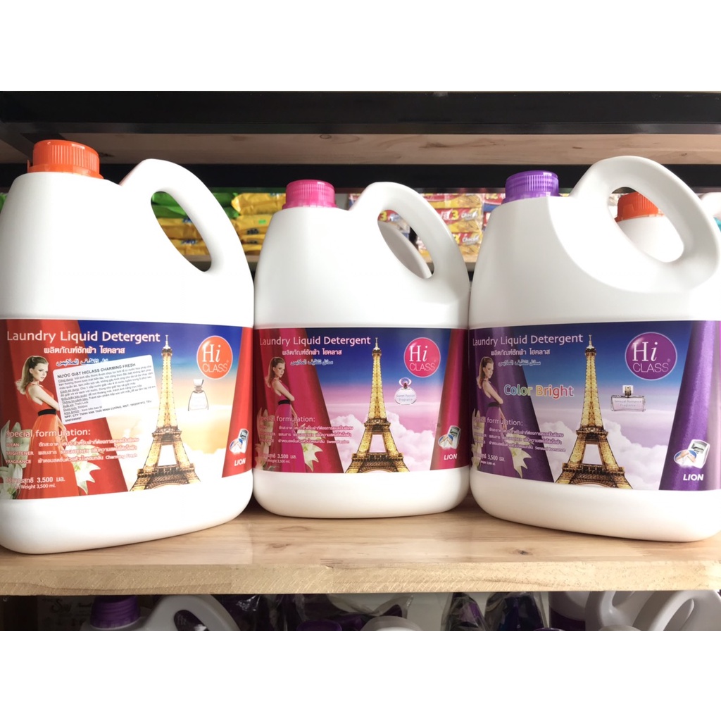 Nước giặt can Hiclass từ 3000 ml đến 3500ml