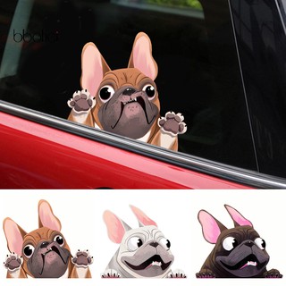 Decal dán trang trí hình hoạt hình 3d đáng yêu cho xe hơi