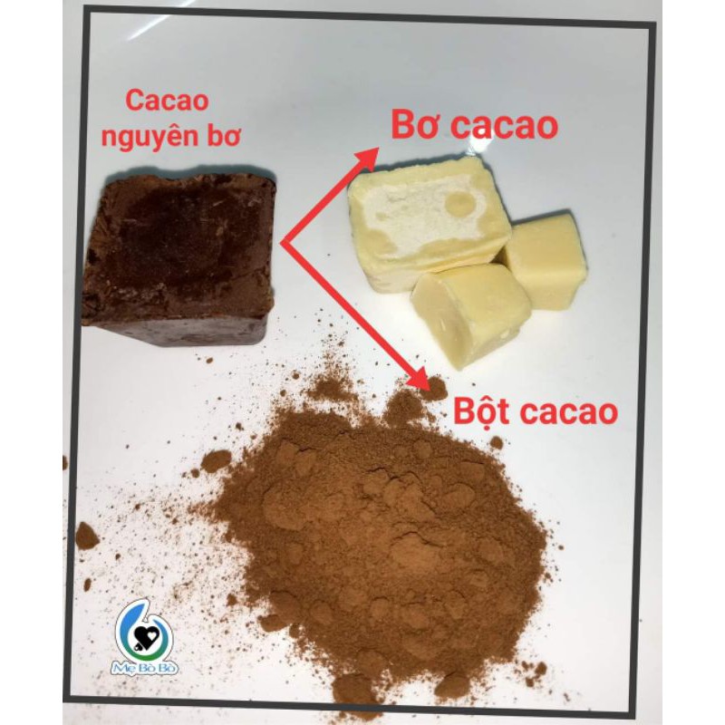 Cacao nguyên bơ Trà Vinh 250gr