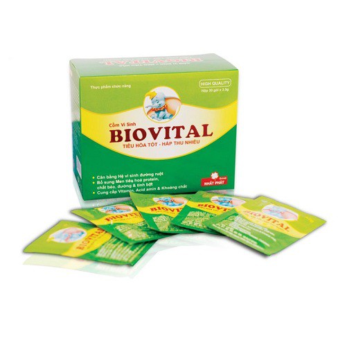 Cốm vi sinh Biovital - bổ sung vi khuẩn có lợi, giúp cân bằng hệ vi sinh đường ruột, giảm rối loạn tiêu hóa