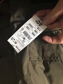 Áo khoác parka rêu bé trai