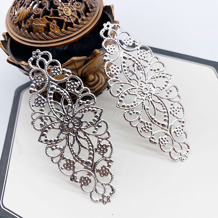 5 Phiến đệm bầu dục  81*35mm nguyên liệu làm trang sức handmade, trâm cổ trang, cosplay
