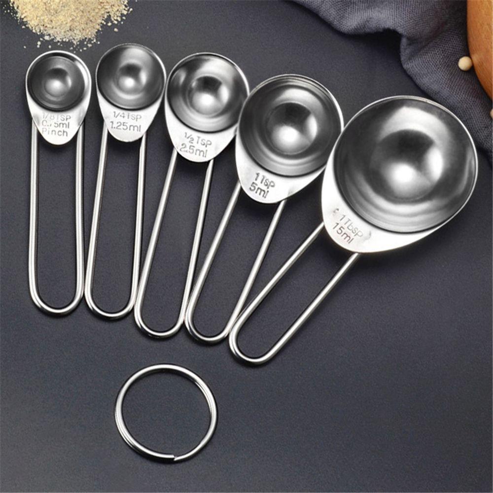 Muỗng Đo Lường Gia Vị Bằng Thép Không Gỉ Cho Nhà Bếp