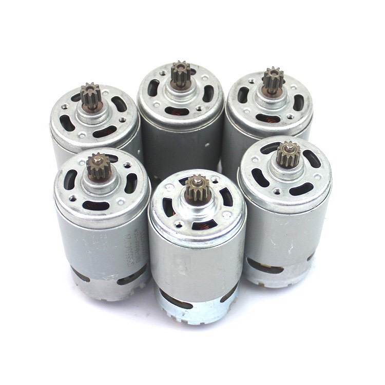 Motor 550 công suất cao có sẵn bánh răng chuyên cho máy pin 12V-21V