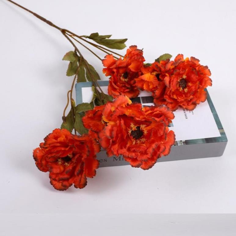 Hoa Giả- HOA MẪU ĐƠN- 1 Cành 6 Bông Dài 69cm