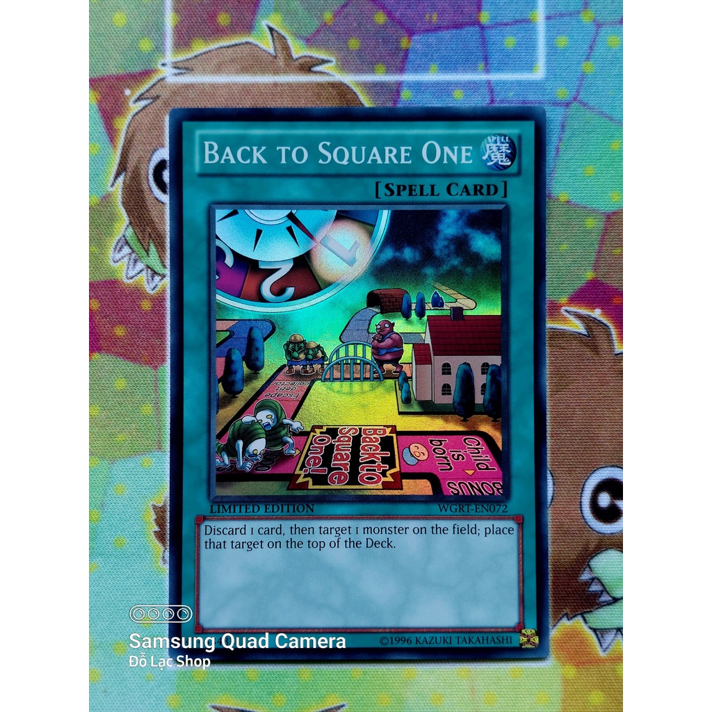 Thẻ Bài Yugioh Spell Back to Square One - WGRT-EN072 - Super Rare Limited