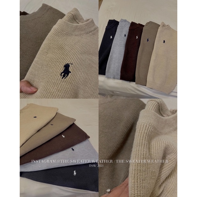 Áo len cổ tròn thêu ngựa | BigBuy360 - bigbuy360.vn