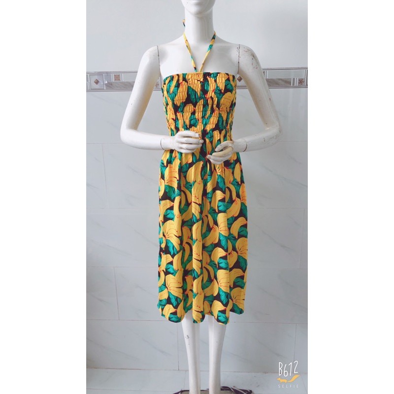 [ống 9tấc/47-60ký] đầm ống lanh đầm maxi chạy thun quanh eo