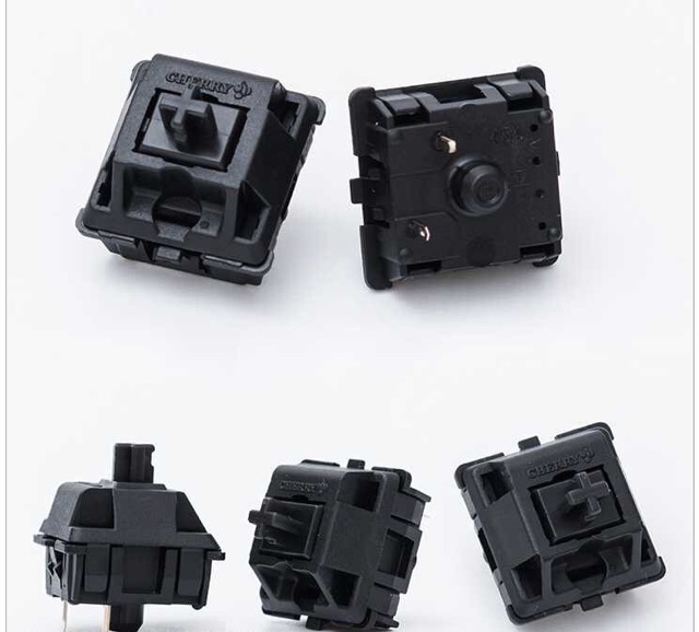 Cherry Switch 3 pin cho bàn phím cơ - 4 màu cơ bản | Cherry Black Retooled