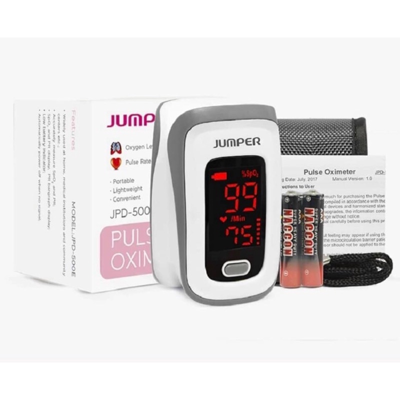 Máy đo lưu lượng oxy SpO2 Jumper 500E