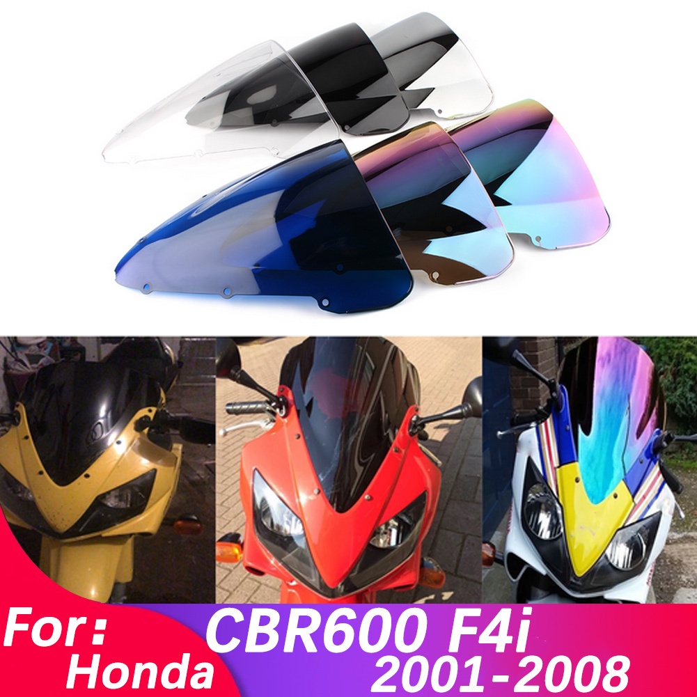 Kính Chắn Gió Bằng Nhựa ABS Chuyên Dụng Cho Xe Mô Tô Honda CBR600 CBR 600 F4i 2001 2002 2003 2004 2005 2006 2007 2008