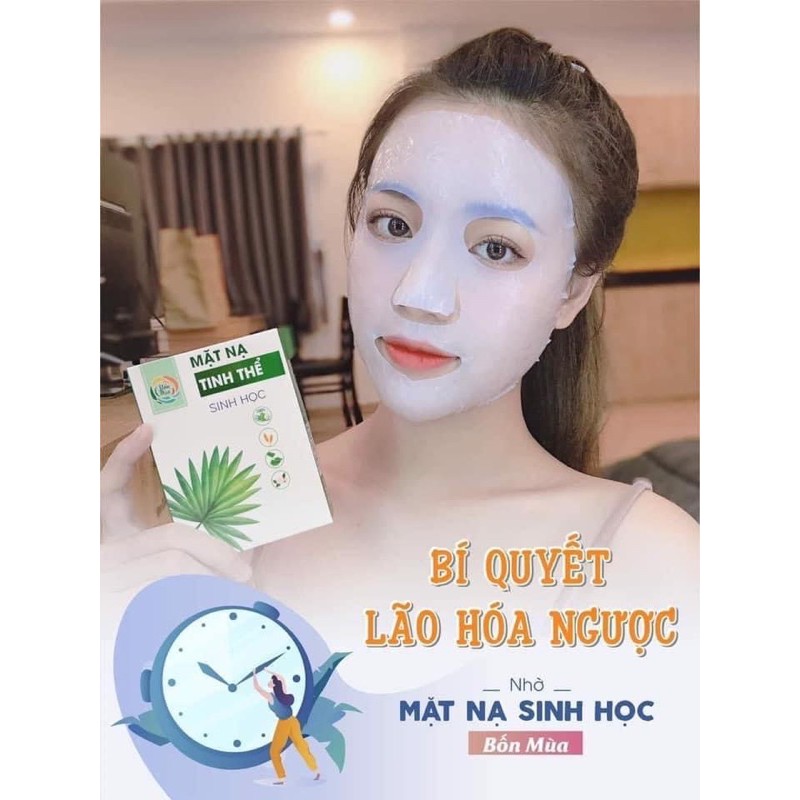 Combo 3 Hôp mặt nạ dừa tươi tinh thể sinh học 1 hộp 5 miếng
