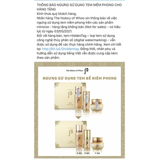 Set Whoo dưỡng trắng da 5 sp (TÁCH SET K HỘP)