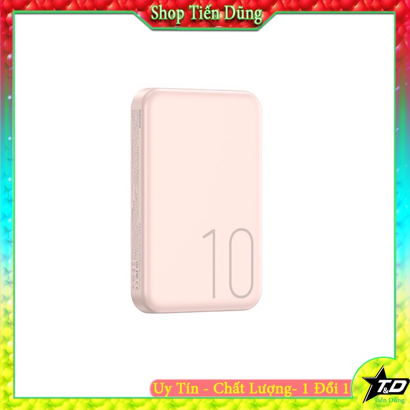 Pin Sạc Dự Phòng Sạc Nhanh 20w Remax RPP-65 10000mah Hỗ Trợ Sạc Không Dây Dòng 15w Phù Hợp Cho Các Điện Thoại Hỗ Trợ.