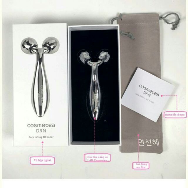 Sale Cây Lăn Năng Cơ Mặt 4D Cosmetea DRN