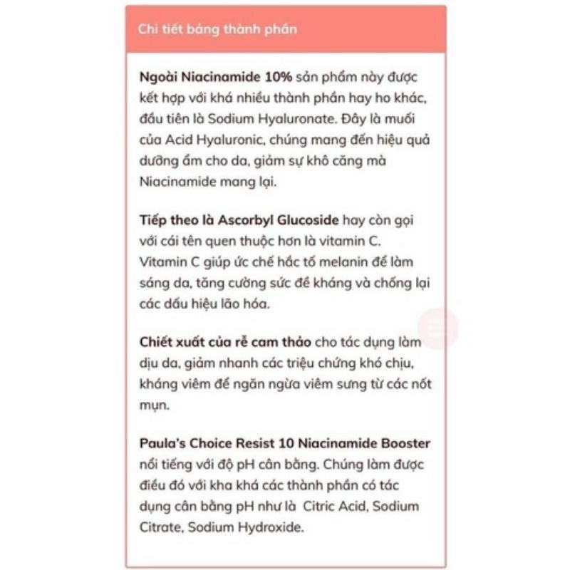 [ Hàng Mỹ] Serum dưỡng da Niacinamide 20% Treatment Paul's Choice 20ml