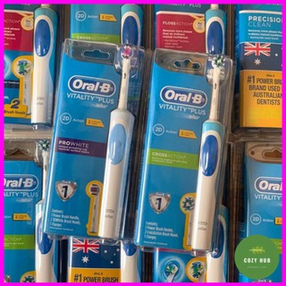 GIẢM SỐC  [FREESHIP 70K] Bàn chải điện Oral-B Vitality Plus - Tặng kèm nắp đậy đầu bàn chải GIẢM SỐC