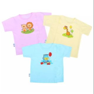Áo tay ngắn cài nút Mihababy (size 1,2,3)