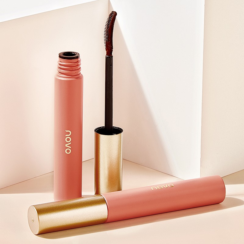 ♕Mascara Trang Điểm Lông Mi NOVO Màu Nâu Đen Chống Nước Lâu Trôi NO.5371