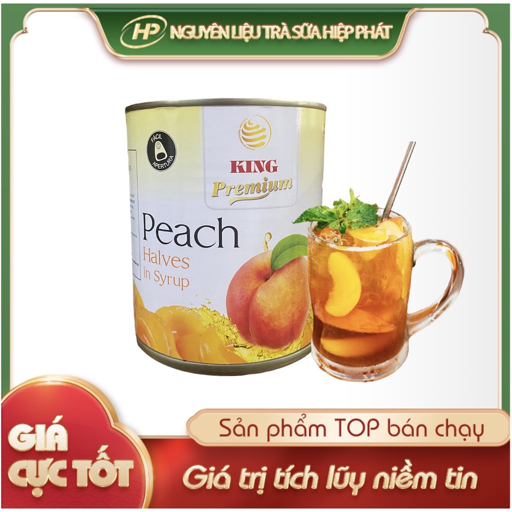 Đào Ngâm KING Premium 820gr - SP108739