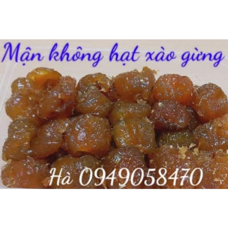 Ô MAI MẬN KHÔNG HẠT XÀO GỪNG - Hộp 500g ( hsd 6 tháng)