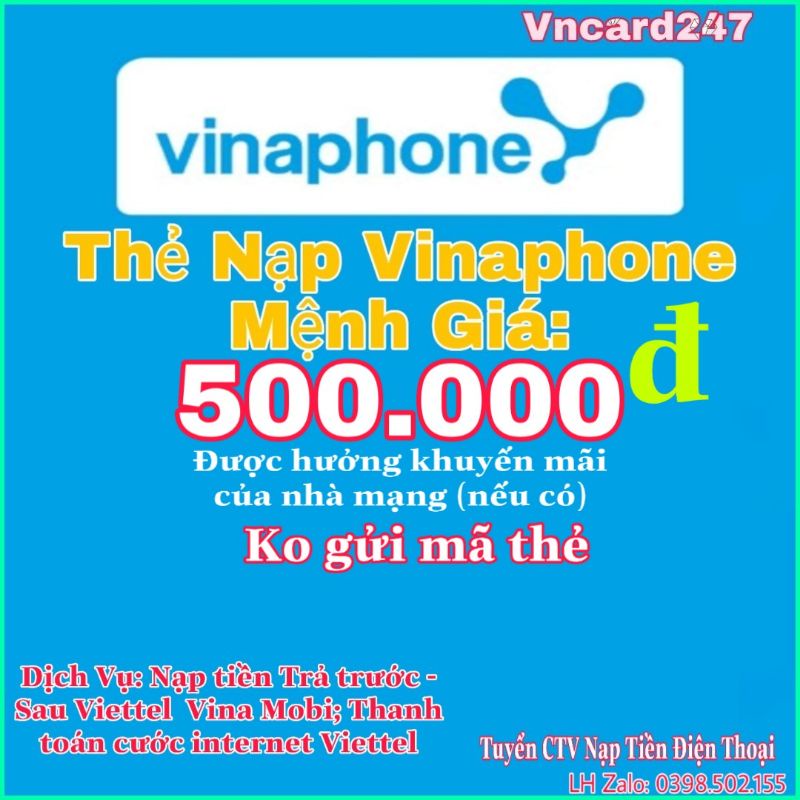 Thẻ vina 500k