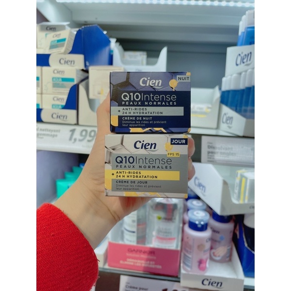 KEM DƯỠNG NGÀY - ĐÊM CIEN Q10 DƯỠNG ẨM CHỐNG LÃO HOÁ NỘI ĐỊA PHÁP