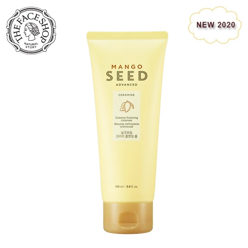 SỮA RỬA MẶT XOÀI MANGO SEED ADVANCED CREAMY FOAMING CLEANSER THEFACESHOP 150ML
