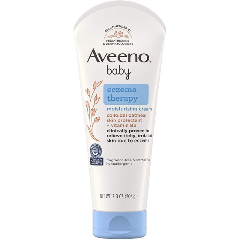 KEM BÔI CHỮA CHÀM CHO BÉ AVEENO BABY ECZEMA THERAPY MOISTURIZING CREAM