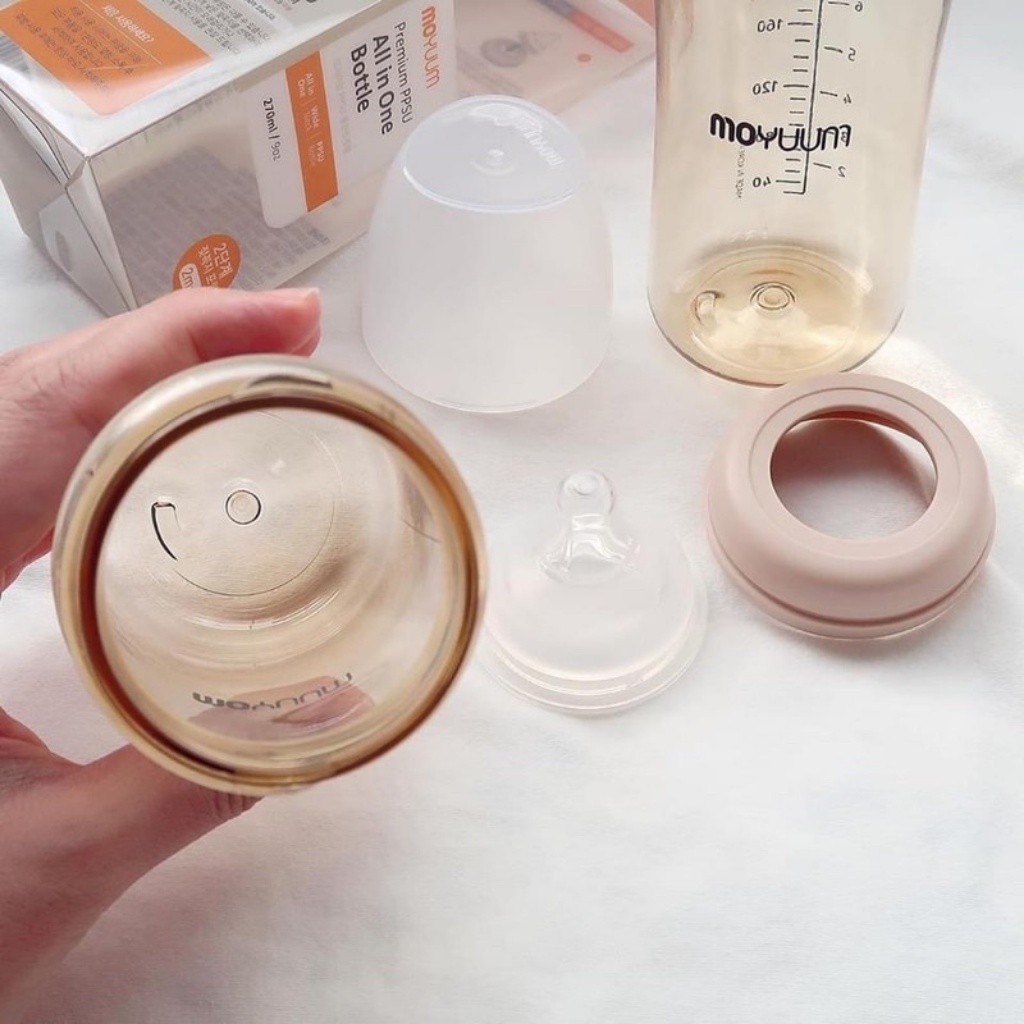 Bình sữa và núm Moyuum Hàn Quốc 170ml 270ml