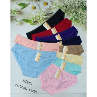 Combo 10 quần lót nữ cotton trơn manita