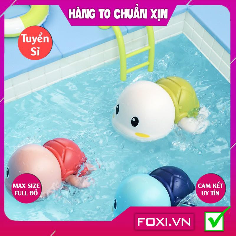 [FREESHIP HÀNG ĐẸP] Rùa bơi trong nước ngộ nghĩnh cho bé-Đồ chơi nhà tắm Foxi-Có dây cót-Nhiều màu- Đáng yêu