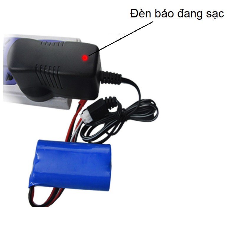 Củ sạc pin 7.4v Jack nối XH-3P loại 3 chân dùng trực tiếp 220v