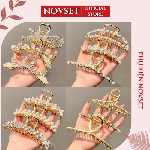 Kẹp Tóc Hàn quốc Đẹp kim loại nhiều mẫu cho nàng [ MÃ C604 ]