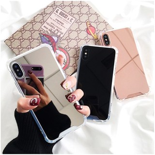 ỐP TRÁNG GƯƠNG IPHONE 6 6s 6s Plus 7 8 7 Plus 8 Plus X Xs Xs Max CHỐNG SỐC - ỐP IPHONE SILICON DẺO AW1003