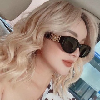 Kính vs hot girl tròng oval mắt kính râm nam nữ versace cao cấp chống uv400 hot trend