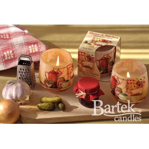 Ly nến thơm Bartek Candles BAT8537 Home and Kitchen 100g (Hương hoa, quả cherry)