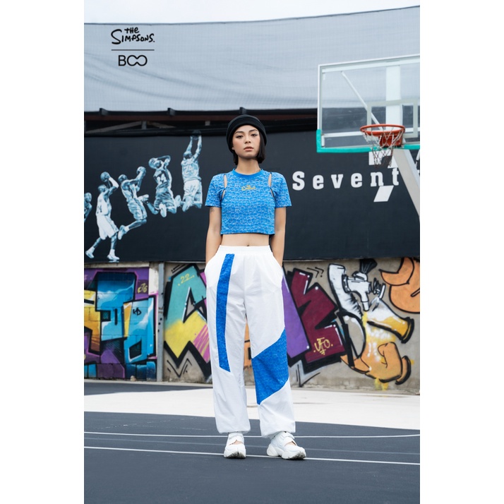 Quần Jogger BOO Unisex Dáng Rộng In Graphic The Simpsons BZL