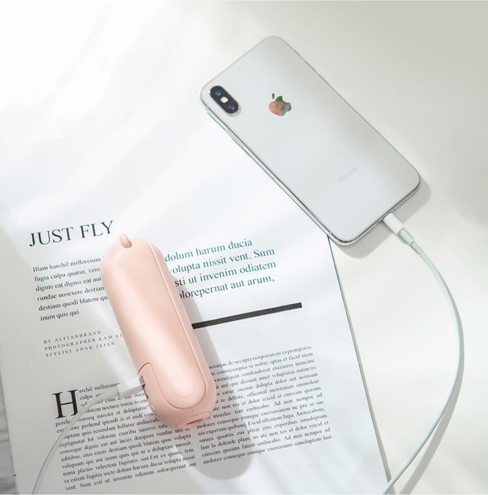 Bear - Xiaomi F8/F8X 3-in-1 handheld fan with built-in flashlight and power bank that can be folded, multi-function, handy