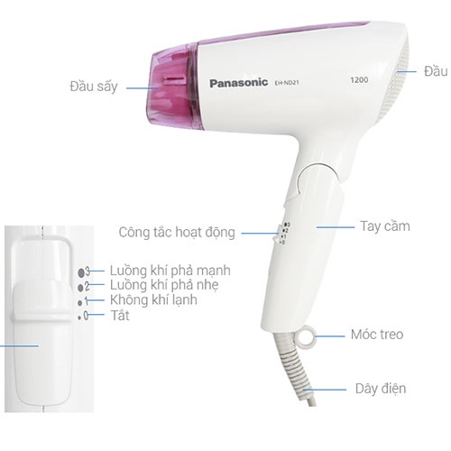 Máy sấy tóc Panasonic EH-ND21-P645