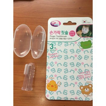 Bàn chải xỏ ngón Silicon GB baby