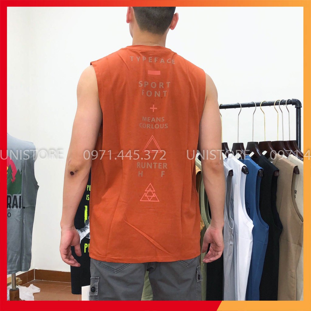 Áo sát nách tanktop tập gym nam bigsize SNTQ30