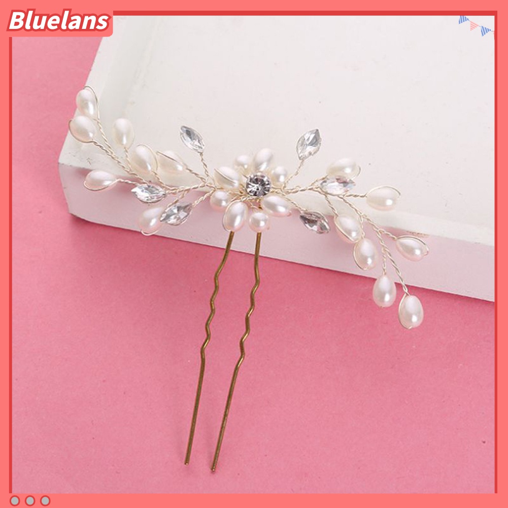 1 KẹP TóC ĐíNh NgọC Trai Giả ThờI Trang Cho Nữ