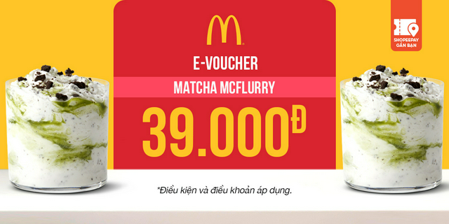 E-Voucher McDonald's Matcha McFlurry