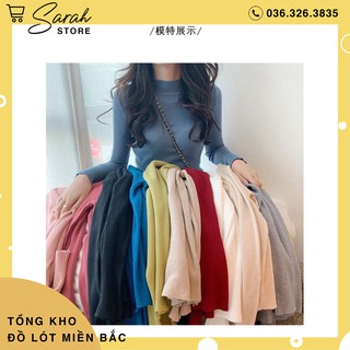 Áo len tăm cổ 3 phân giữ nhiệt hàng quảng châu cao cấp