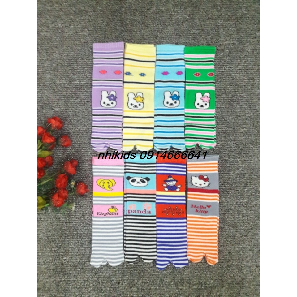 Tất Cổ Dài Sọc Cho Bé