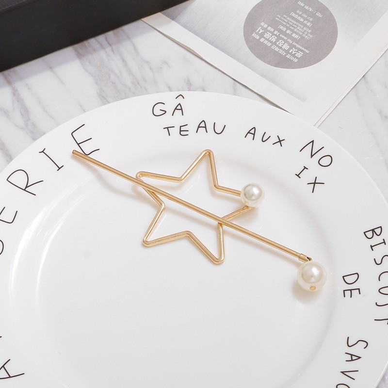 Trâm cài tóc kim loại hình học phong cách Hàn Quốc dành cho nữ DS42-2 - Sherry Store