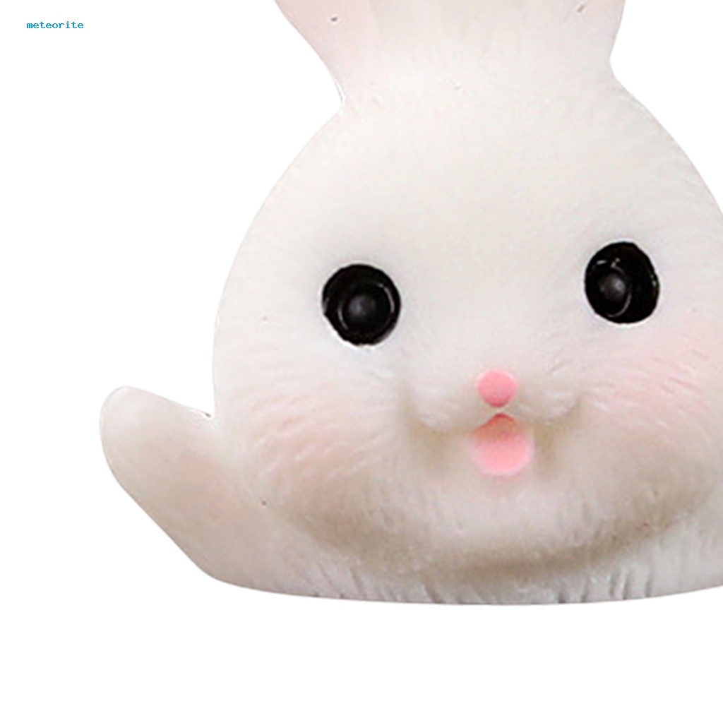 Set 2 Đồ trang trí Thỏ Bunny Mini Trang Trí Nhà Búp Bê