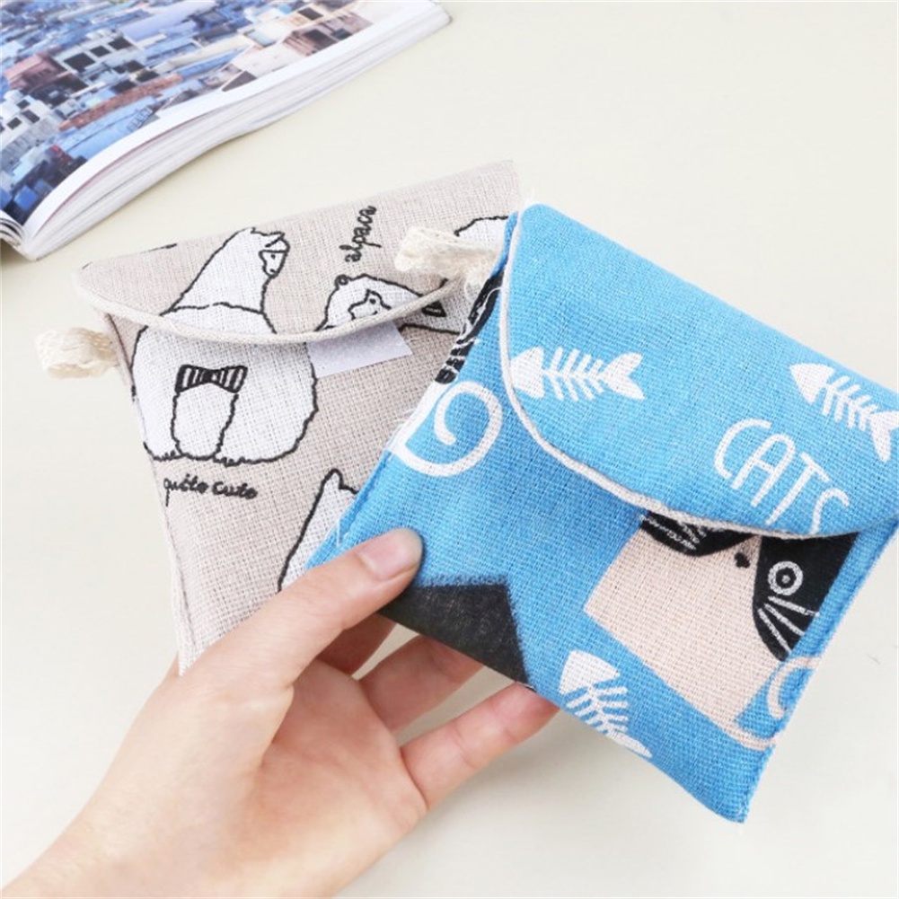 Túi Đựng Băng Vệ Sinh / Mỹ Phẩm Tiện Dụng Dành Cho Nữ