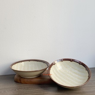 Dĩa gốm Nhật sâu lòng đựng được đồ nước cho bàn ăn thêm xinh🌼